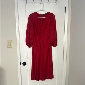 Banana Republic red dress